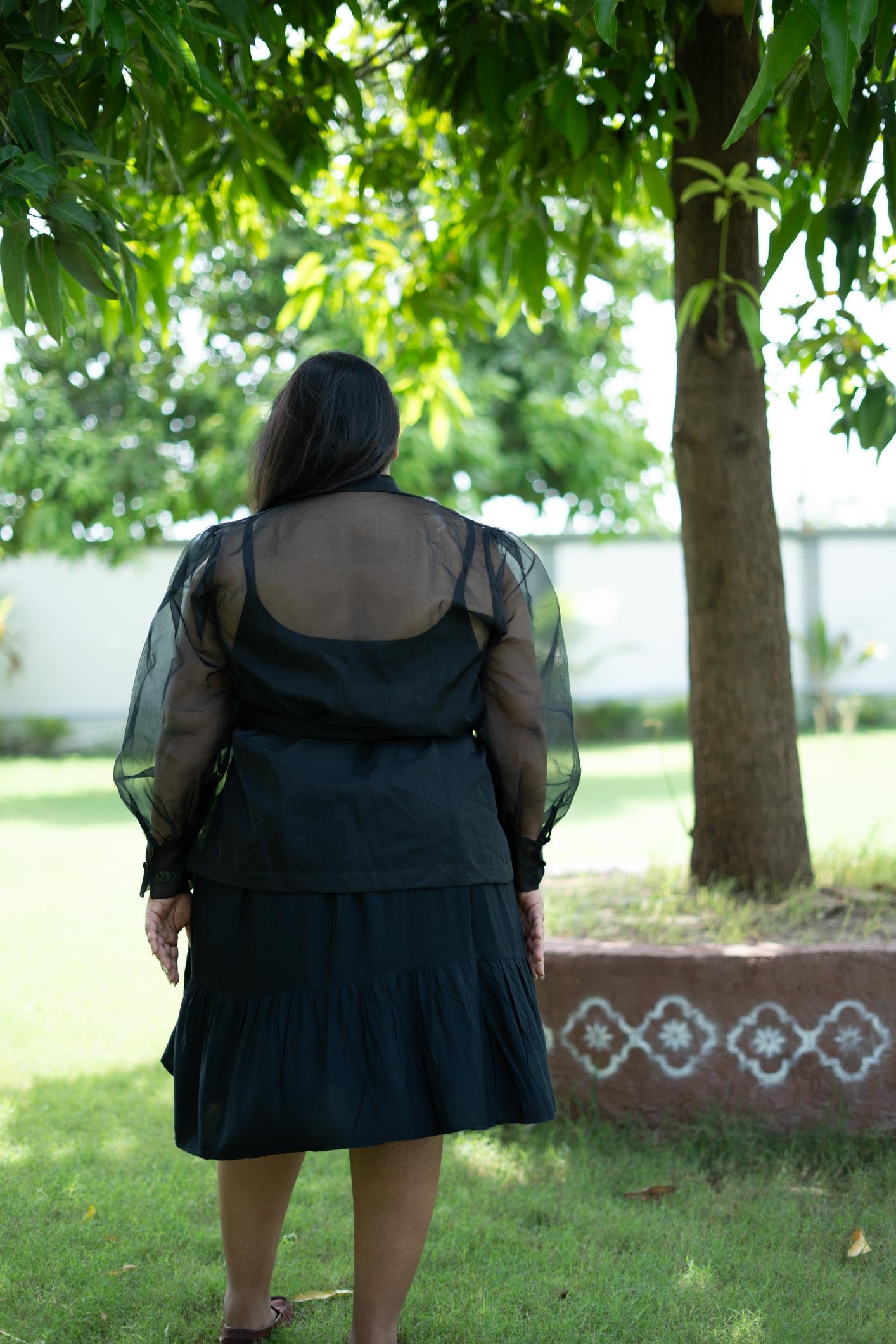 Black Organza Jacket