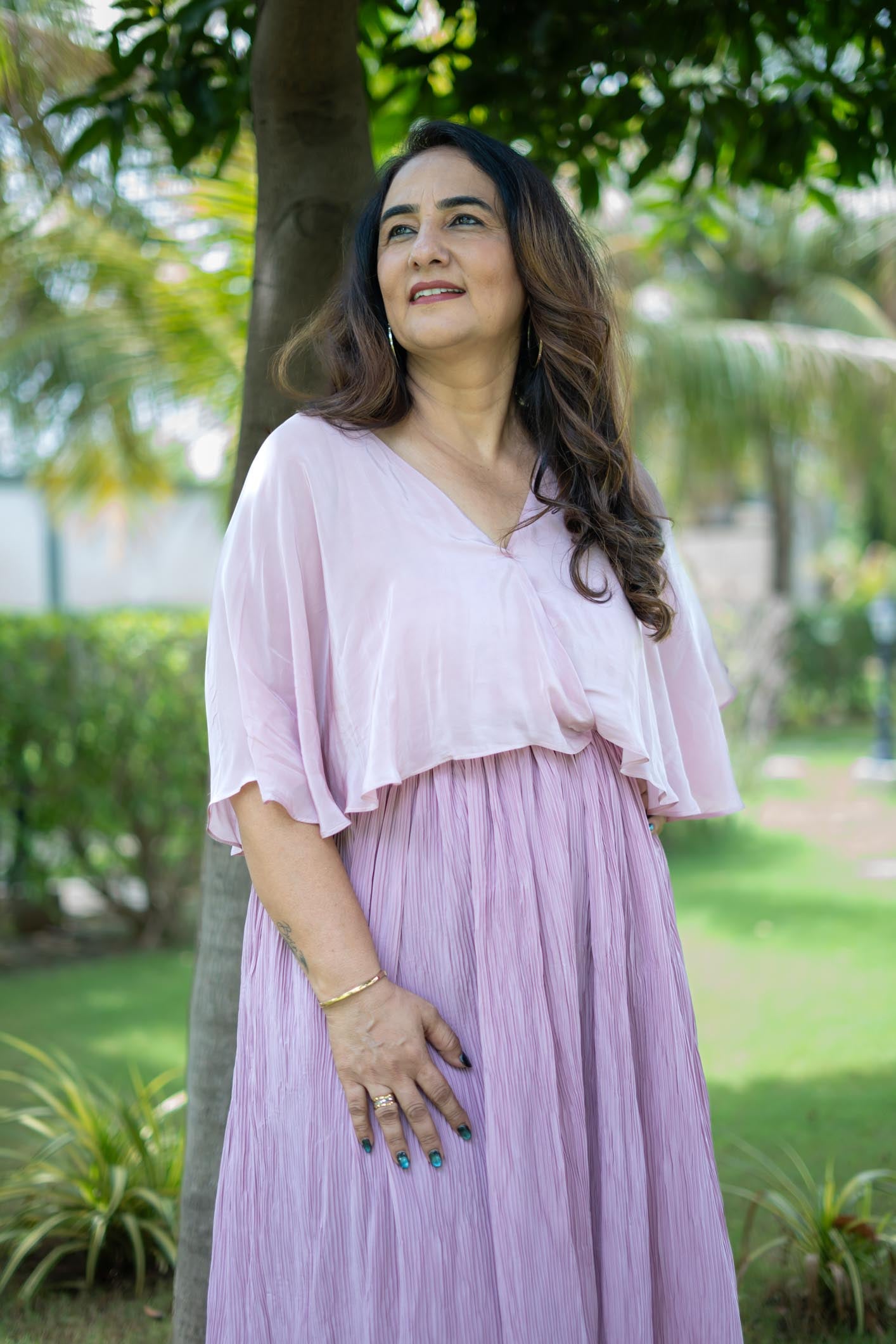 Dusky Petal Midi | Party Dress