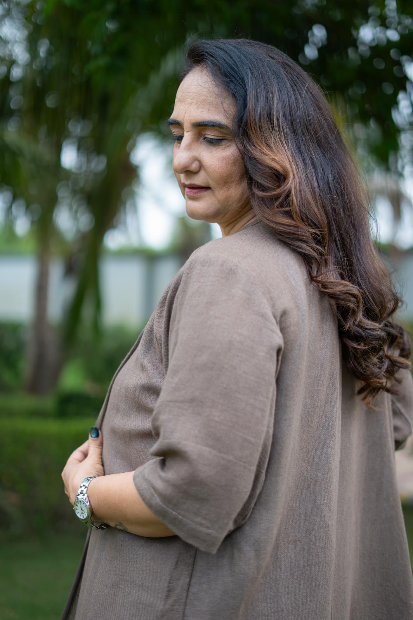 Earthline Linen Shrug