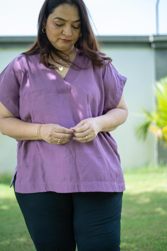 Amethyst Flow Top